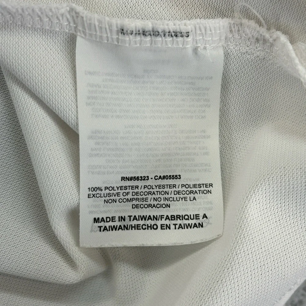 Nike Polo Shirt Mens XL White Striped TPC Sawgrass Players Championship Golf - Picture 12 of 16